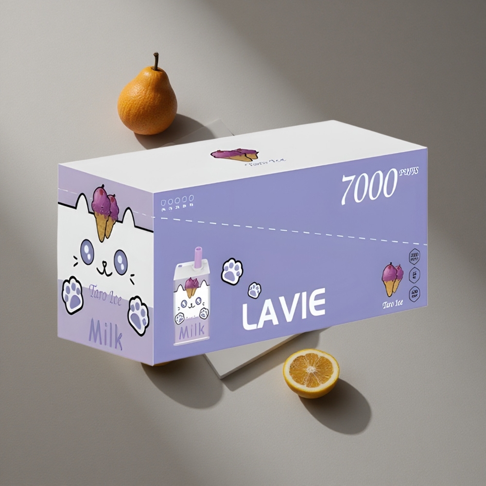 LAVIE Milk 7000 Puffs 16ML טארו קרח 600mAh