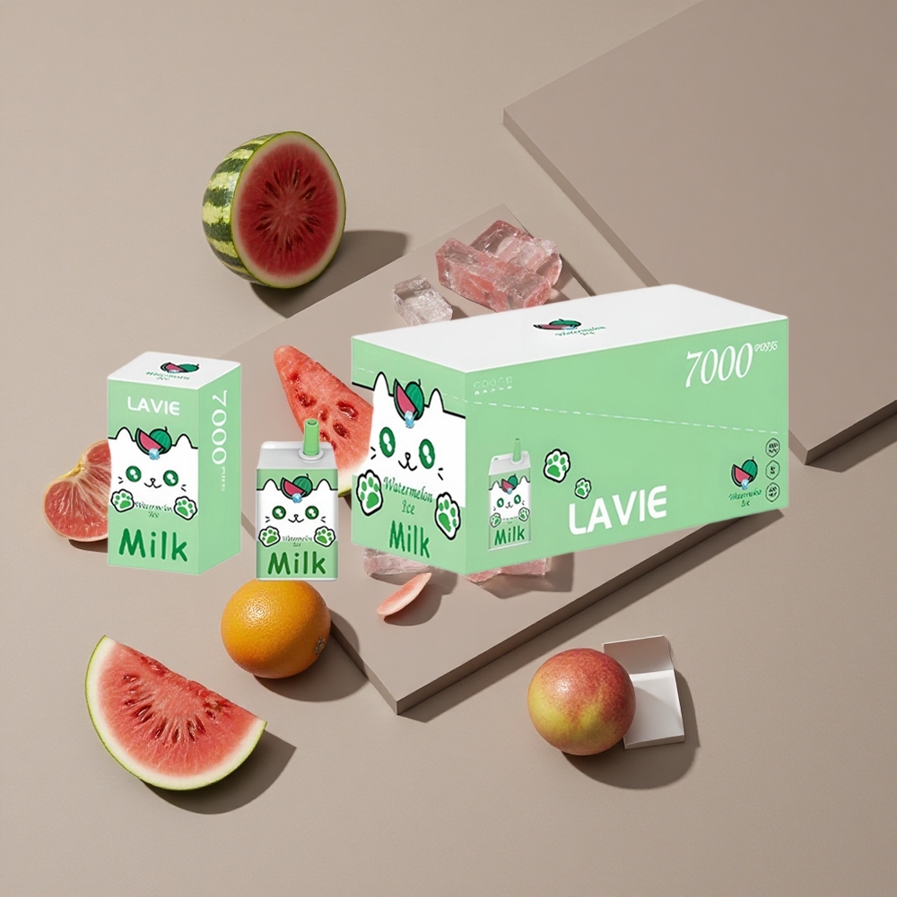 LAVIE Milk 7000 Puffs אבטיח קרח 16ML 600mAh