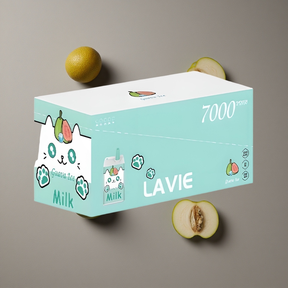 LAVIE Milk 7000 Puffs גויאבה קרח 16ML 600mAh