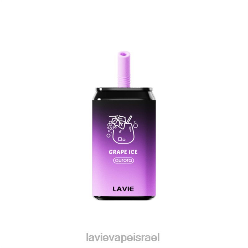 LAVIE Vape Israel - LAVIE Aurora 11000 שאיפות קרח ענבים 8DBZL151