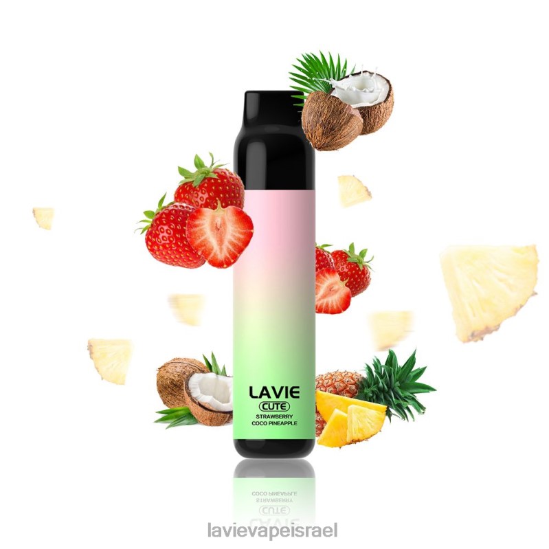 LAVIE Vape Israel - LAVIE BAR 3000 שאיפות תפוח קוקו תות 8DBZL291