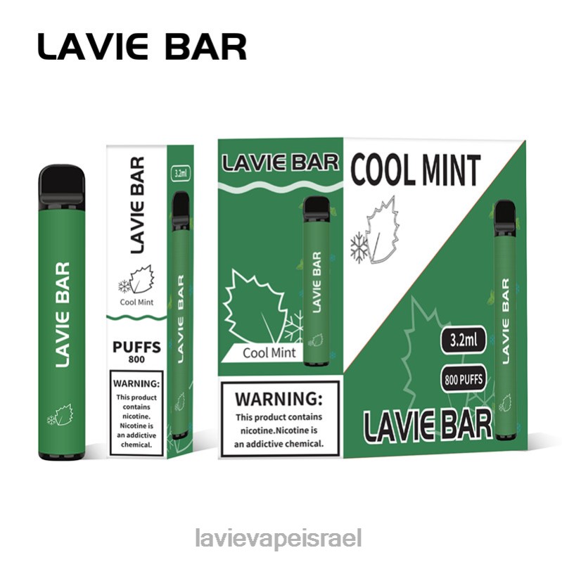 LAVIE Vape Israel - LAVIE BAR 800 שאיפות מנטה קרירה 8DBZL311