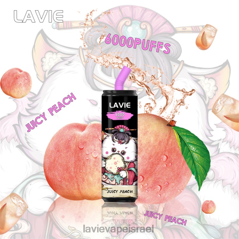 LAVIE Vape Israel - LAVIE Coke BAR 6000 שאיפות אפרסק עסיסי 8DBZL271