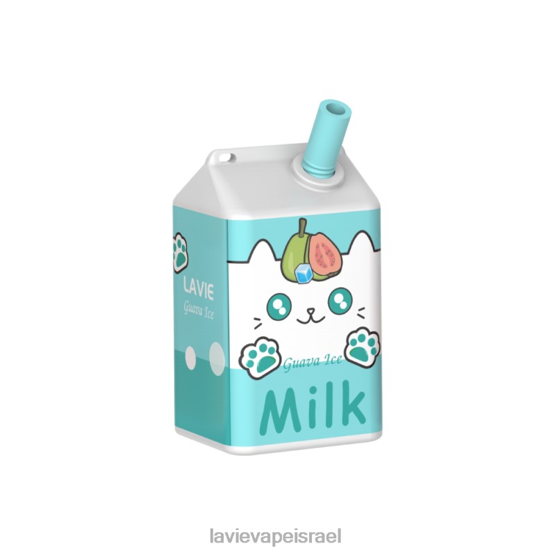 LAVIE Vape Israel - LAVIE MILK 7000 שאיפות קרח גויאבה 8DBZL181
