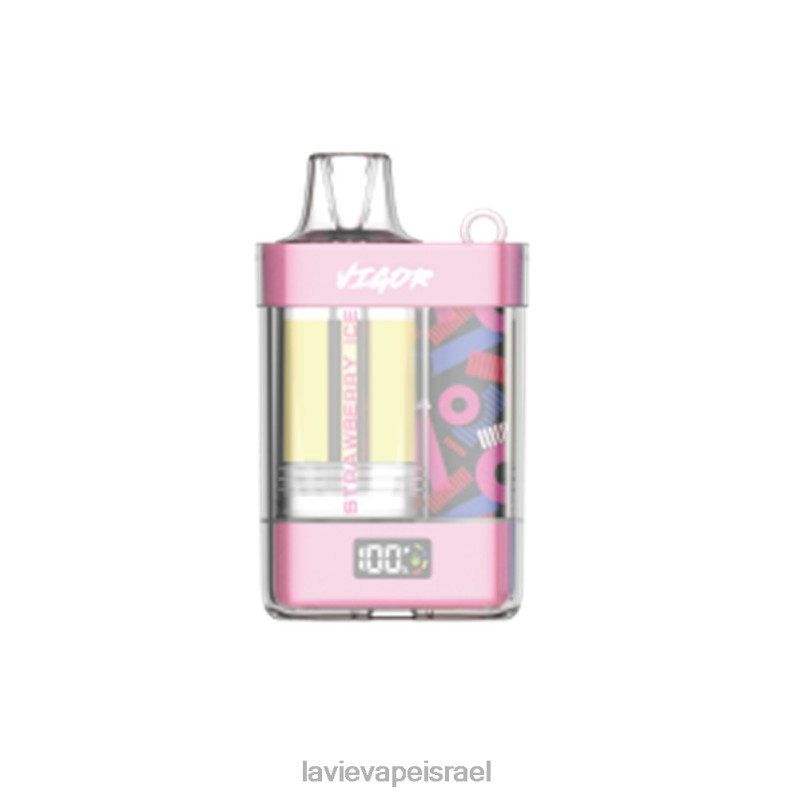 LAVIE Vape Israel - LAVIE VIGOR 15000 שאיפות קרח תות 8DBZL1