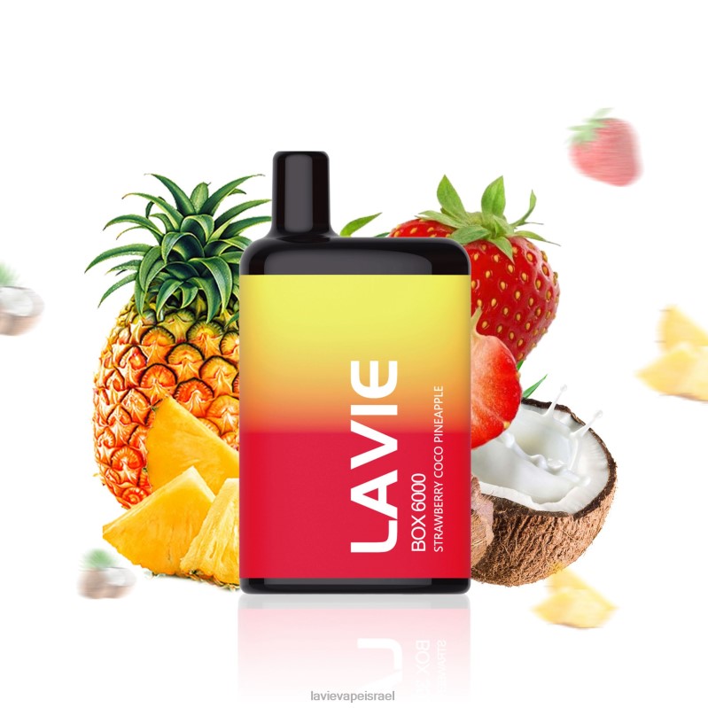 LAVIE Vape Reddit - LAVIE BOX 6000 שאיפות תות קוקו אננס 8DBZL205