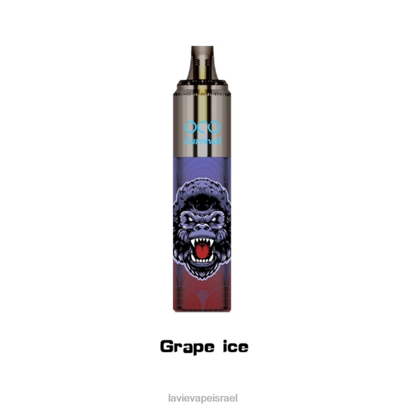 LAVIE Vape Reddit - LAVIE OCO קרנבל 10000 שאיפות קרח ענבים 8DBZL350