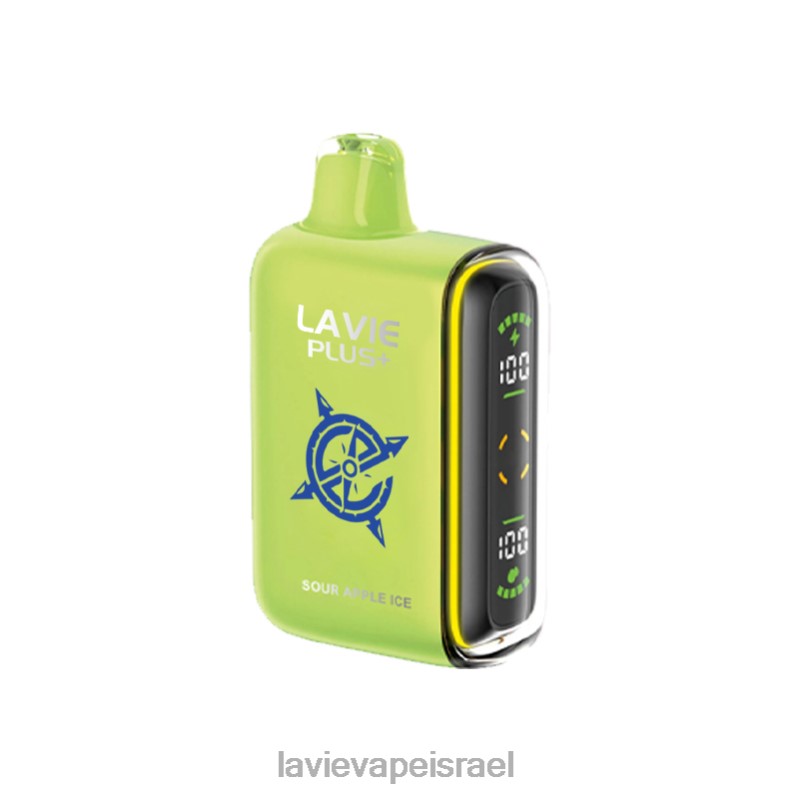 LAVIE Vape Reddit - LAVIE PLUS 15000 שאיפות קרח תפוח חמוץ 8DBZL100