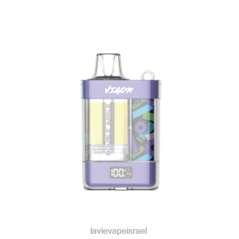LAVIE Vape Reddit - LAVIE VIGOR 15000 שאיפות תפוח כפול 8DBZL5