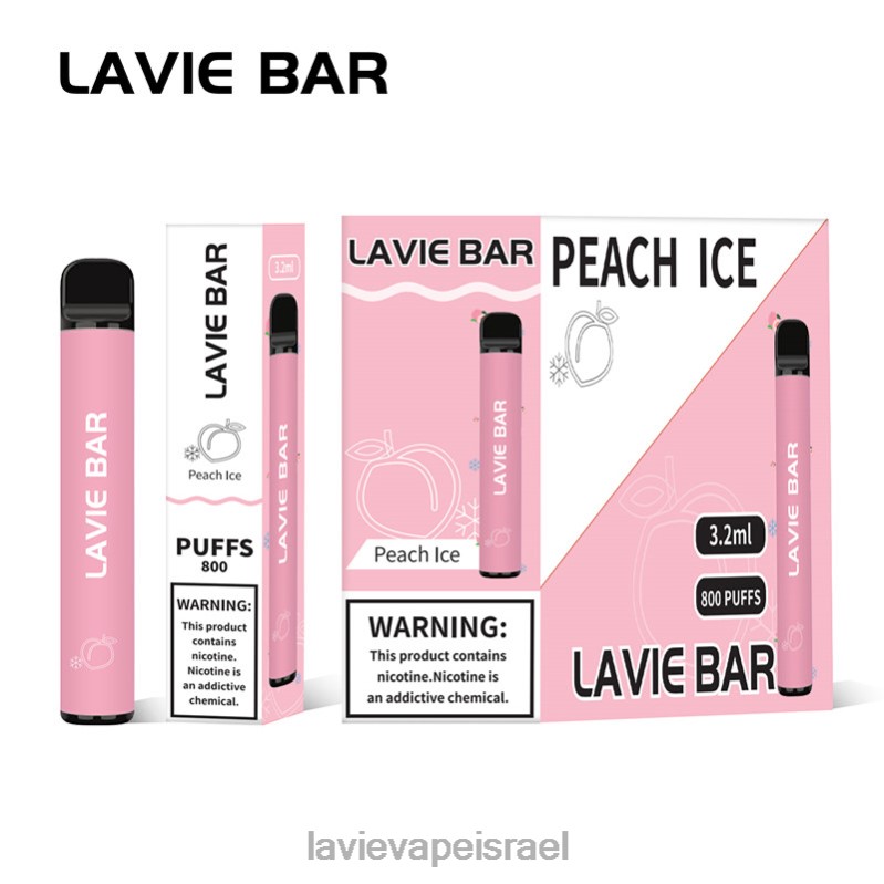 LAVIE Vape Review - LAVIE BAR 800 שאיפות קרח אפרסק 8DBZL314