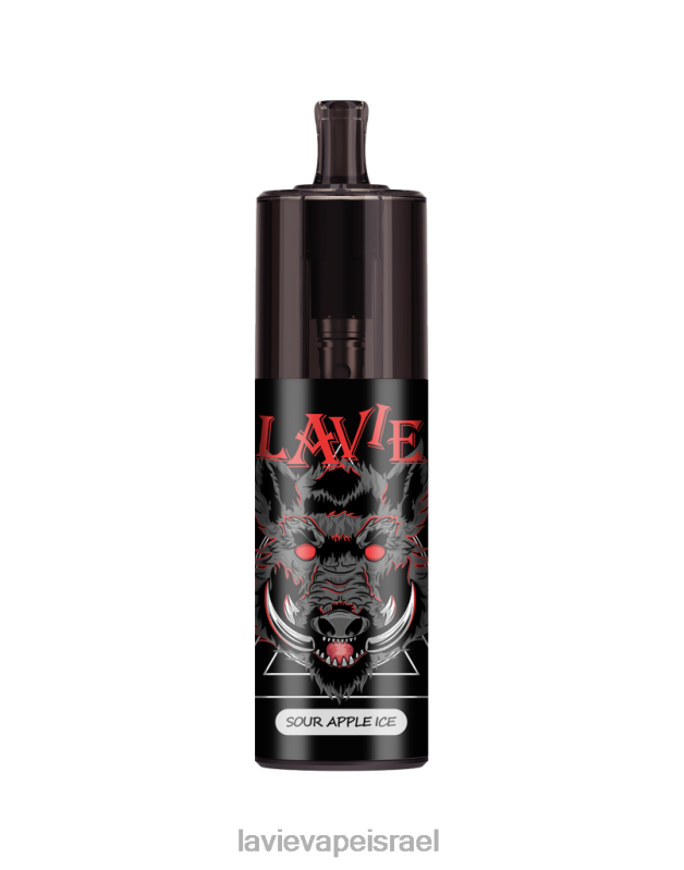 LAVIE Vape Review - LAVIE COLOUR BAR בקרת זרימת אוויר של 10000 שאיפות קרח תפוח חמוץ 8DBZL329