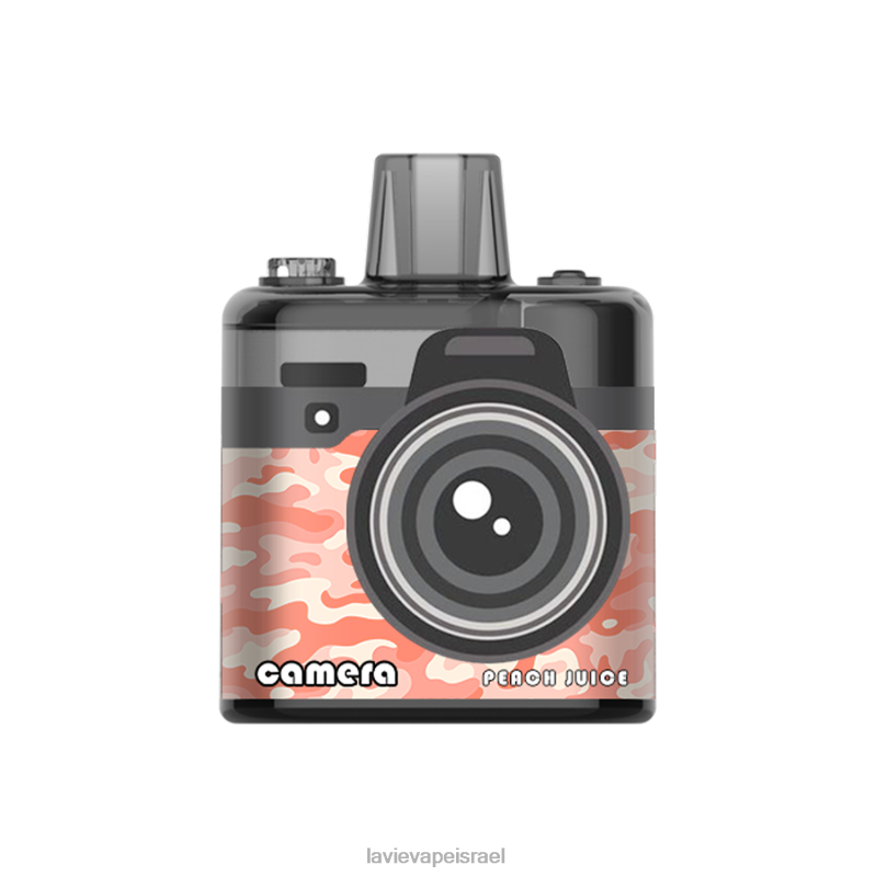 LAVIE Vape Review - LAVIE Camera 8000 שאיפות מיץ אפרסקים 8DBZL174