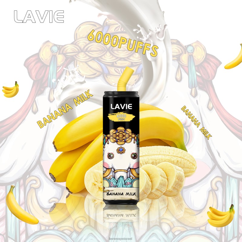 LAVIE Vape Review - LAVIE Coke BAR 6000 שאיפות חלב בננה 8DBZL274