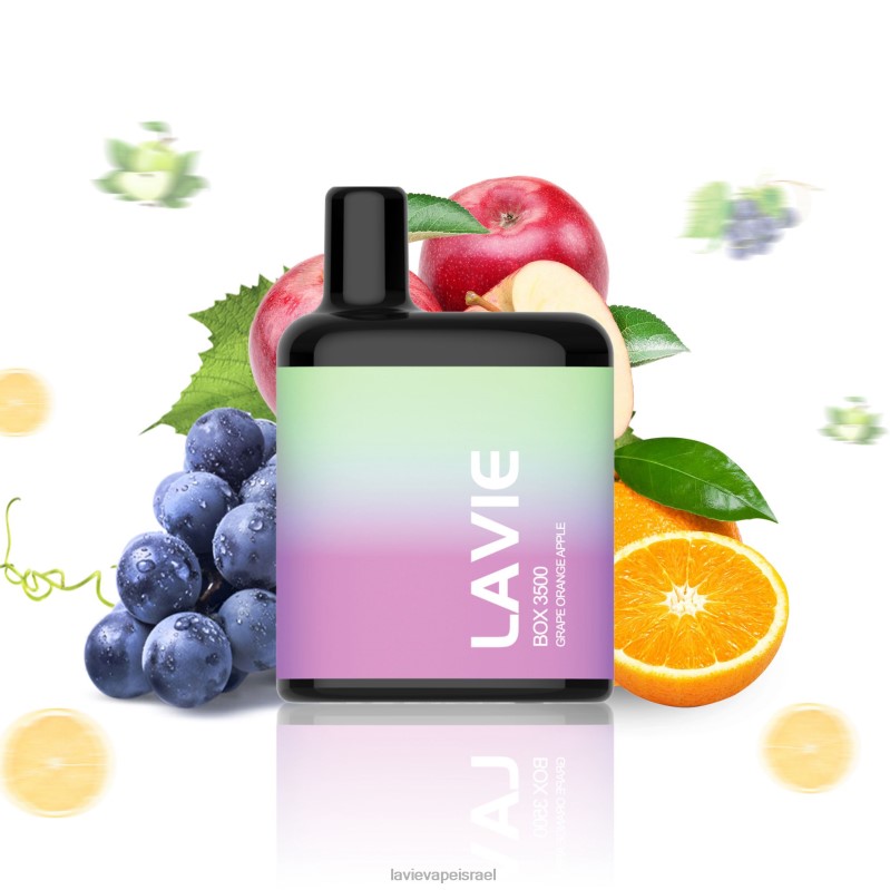 LAVIE יִשְׂרָאֵל - LAVIE BOX 3500 שאיפות תפוח תפוז ענבים 8DBZL212