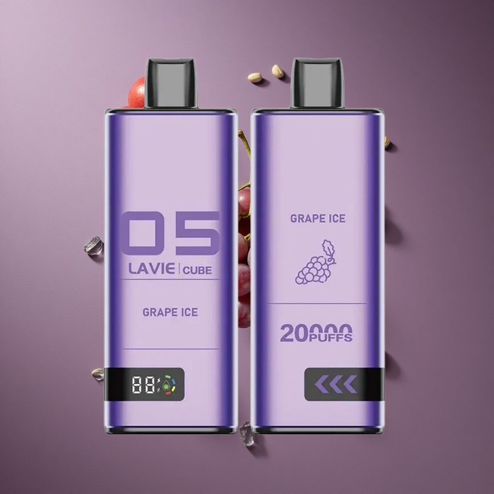 Lavie Cube 20000 Puffs איוד חד-פעמי ענבים קפוא