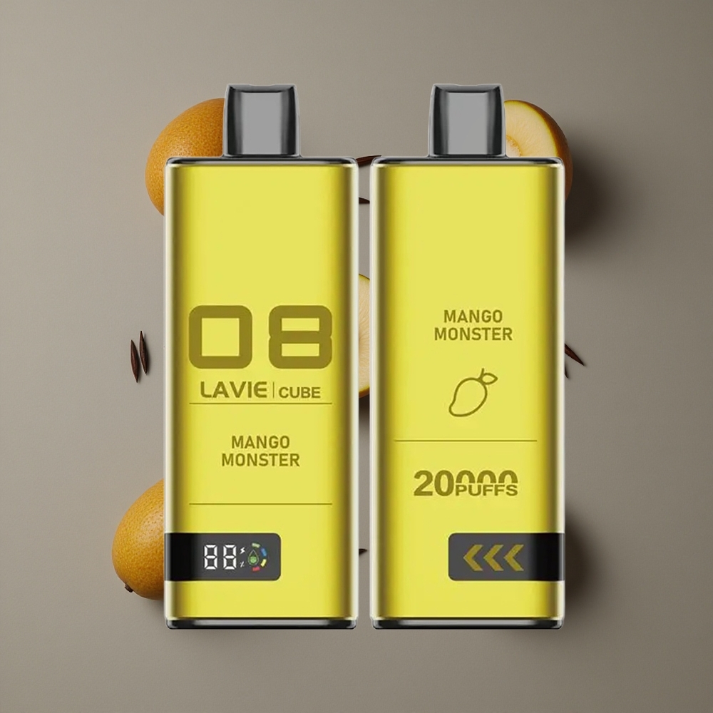 Lavie Cube 20000 Puffs ניקוטין מלח 25 מנגו מפלצת