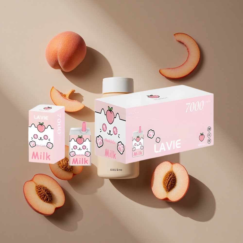 Lavie Milk 7000 Puffs 16ML מיץ אפרסקים