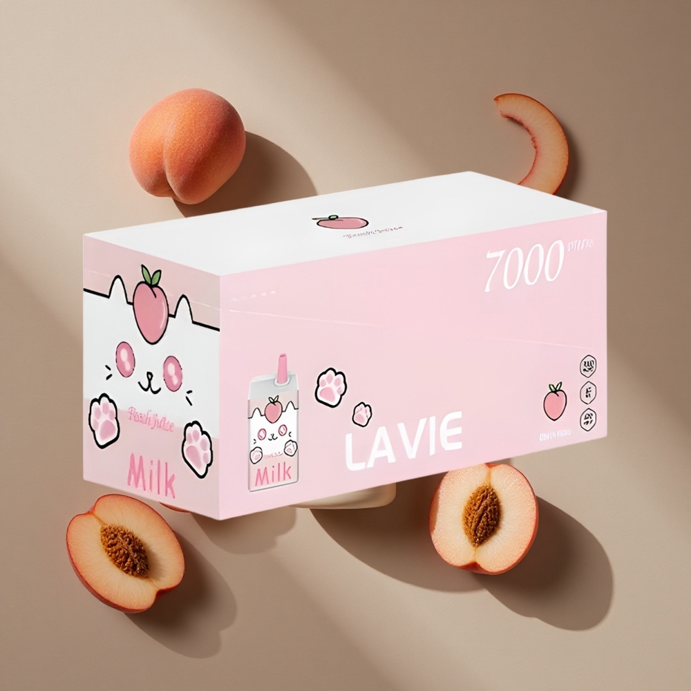 Lavie Milk 7000 Puffs 16ML מיץ אפרסקים