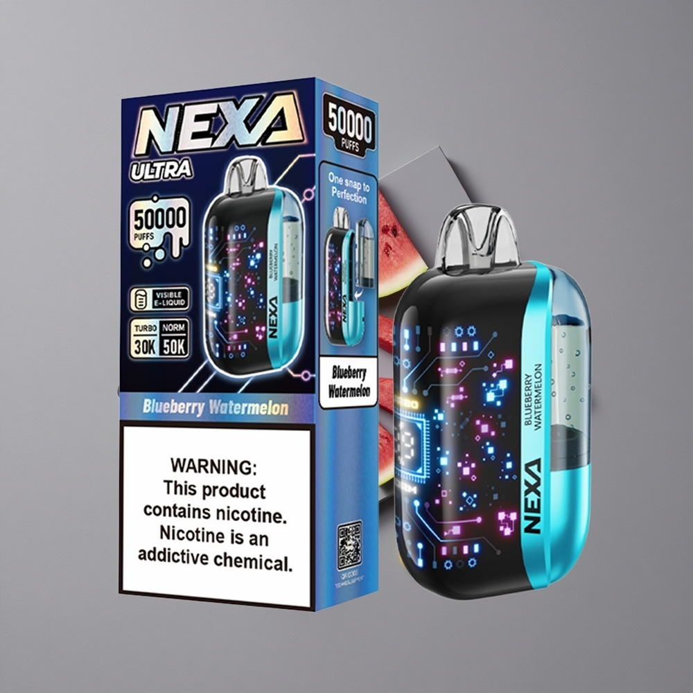 NEXA Ultra 50K וייפ חד פעמי 20מ\ל 5 ניקוטין אבטיח כחול