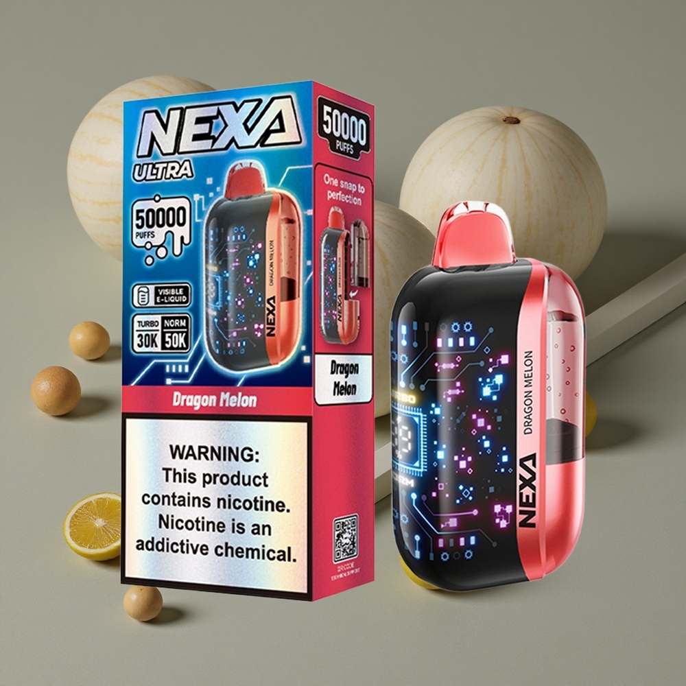 NEXA Ultra 50K וייפ חד פעמי מלון דרקון 20ml 50000 שאיפות