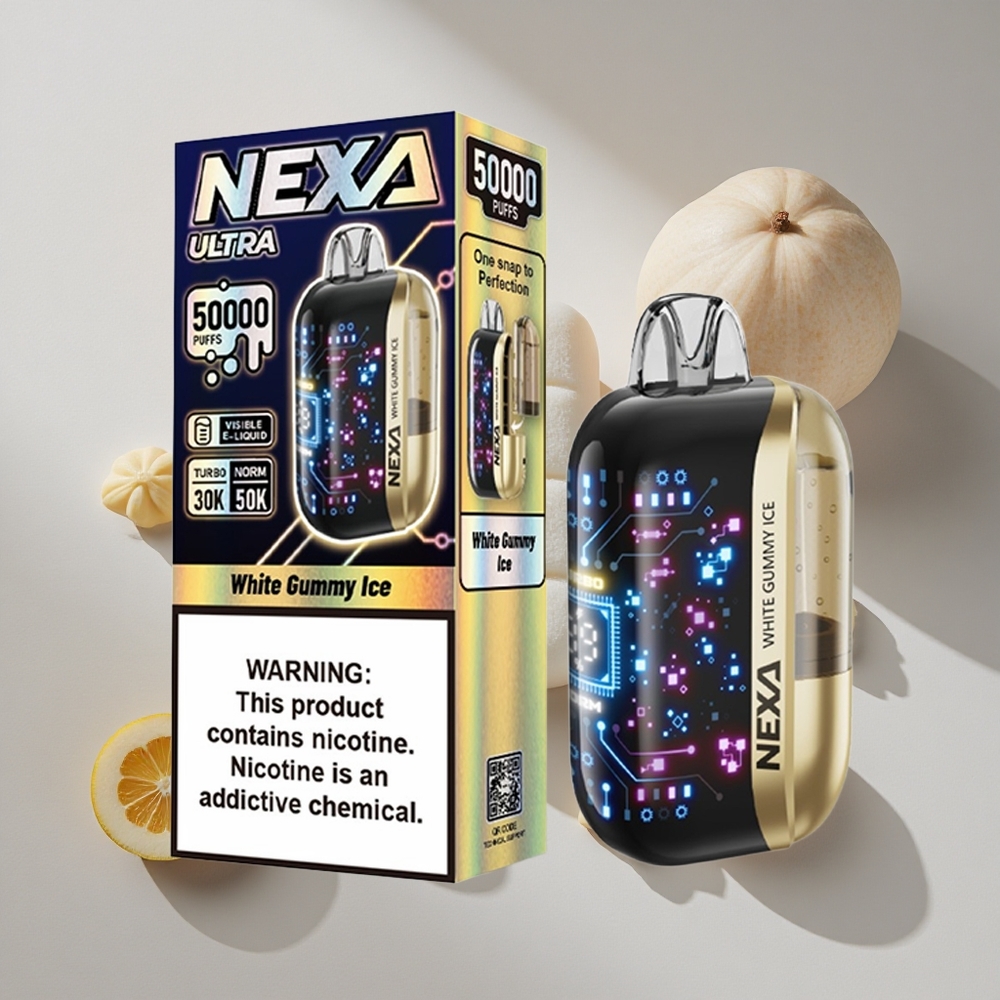 NEXA Ultra 50K סוללה 800mah גומי לבן