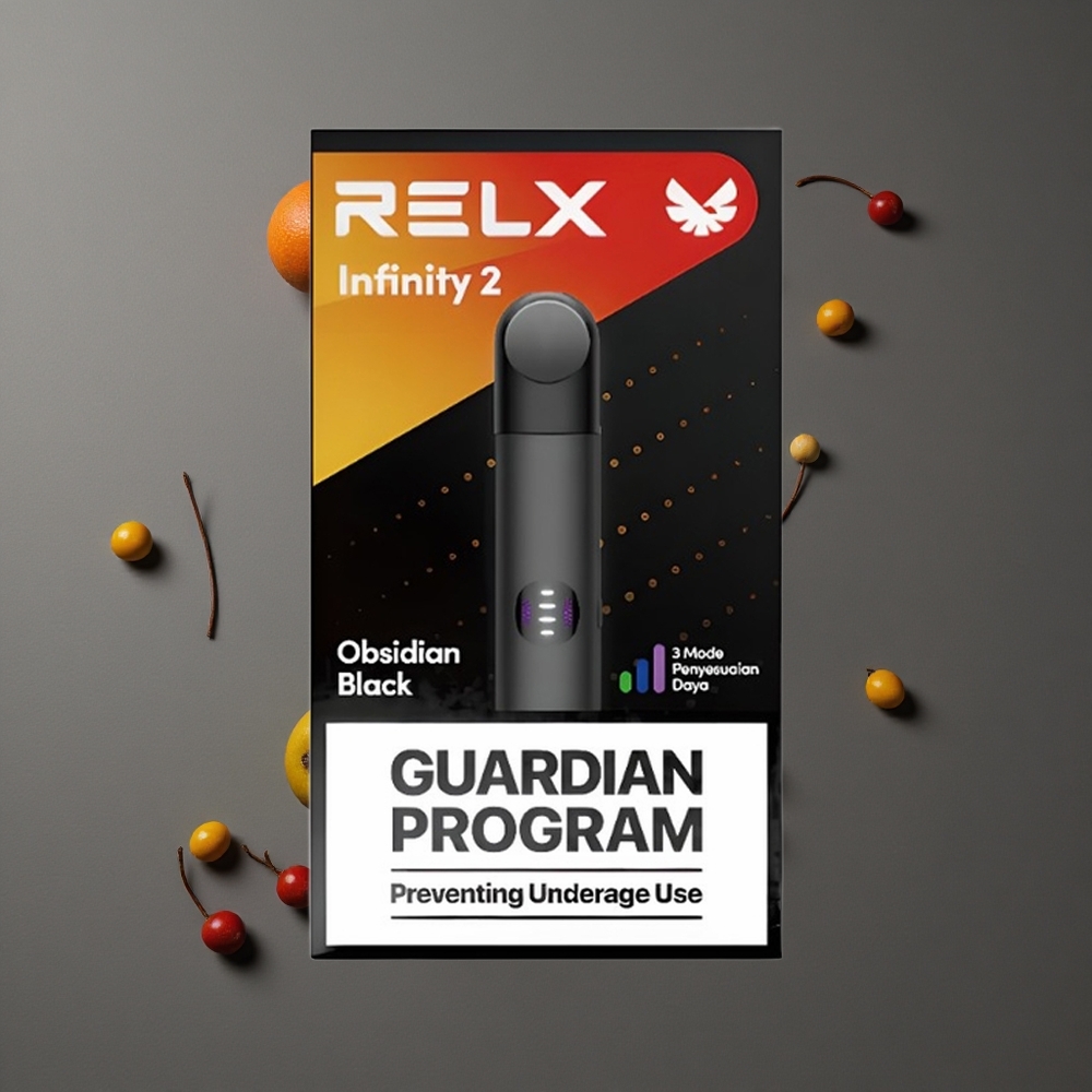 RELX Infinity 2 מכשיר אידוי Darkasteroid 19 מ\ל 600-650 שאיפות