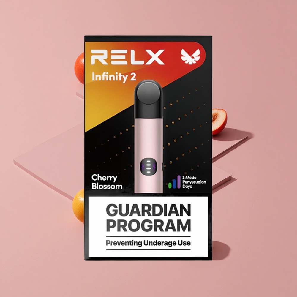 RELX Infinity 2 סיגריה אלקטרונית ורוד (ורוד) עם 650 Puffs ו-440mAh