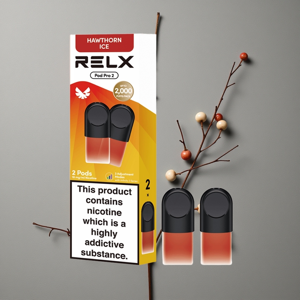RELX Pod Pro 2 18 ניקוטין 600 Puffs הורתורן קרח