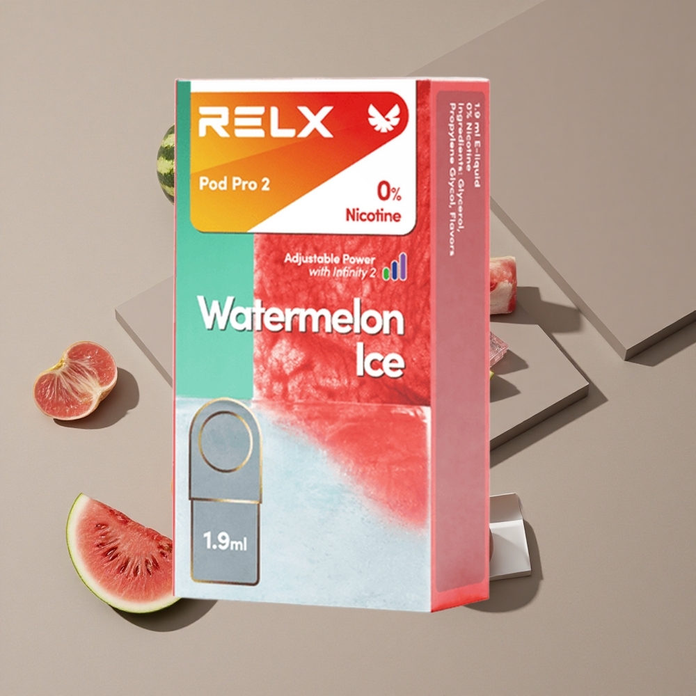 RELX Pod Pro 2 אפס ניקוטין 600 Puffs אבטיח קר