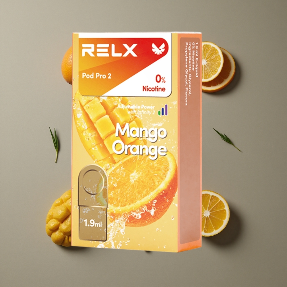 RELX Pod Pro 2 מנגו תפוז 600 Puffs 0 ניקוטין
