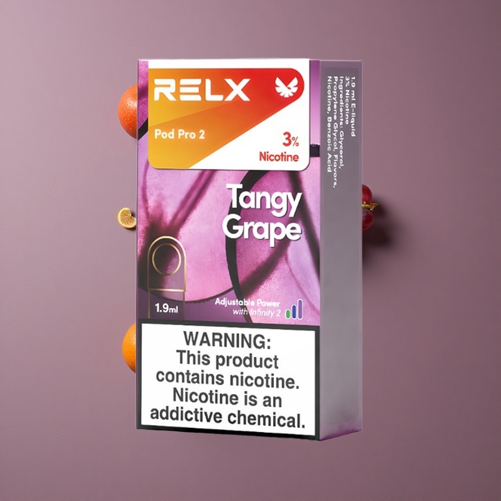 RELX Pod Pro 2 ענב חמוץ 3 ניקוטין 600 Puffs