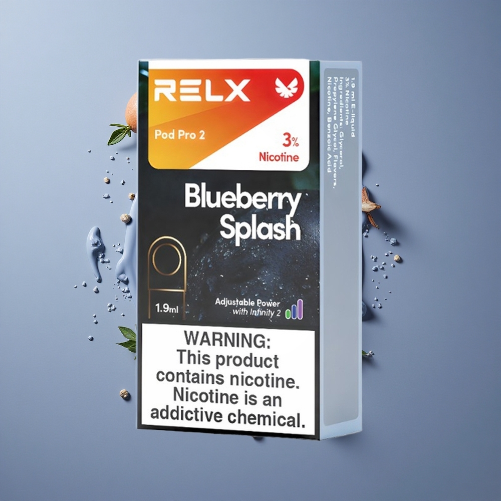 RELX Pod Pro 2 תות שדה כחול 3 ניקוטין 600 Puffs