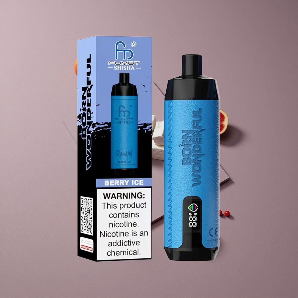 RandM Fumot Shisha 10000 Puffs וייפ חד פעמי 10000 Puffs 18 מ\ל גלידת פירות יער