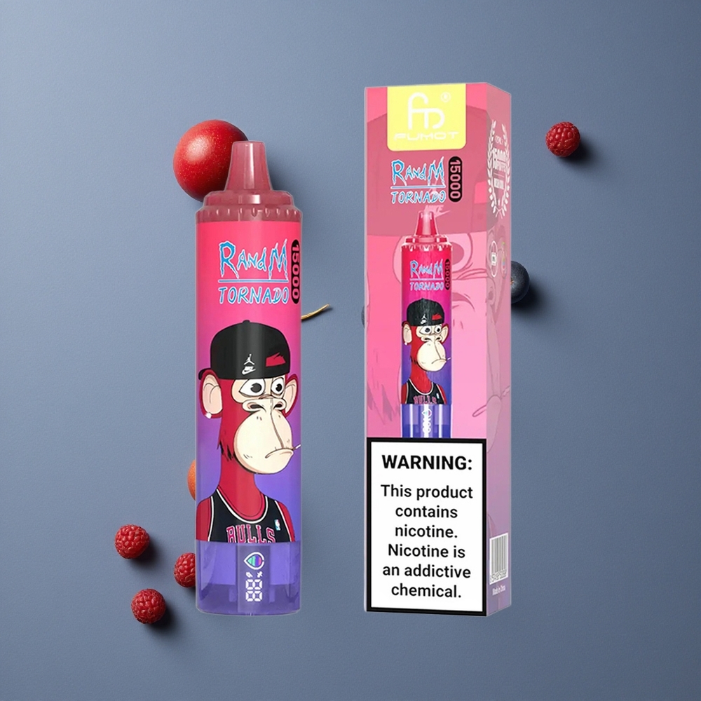 RandM Fumot Tornado 15000 Puffs 25 מ\ל בלוסבר פטל