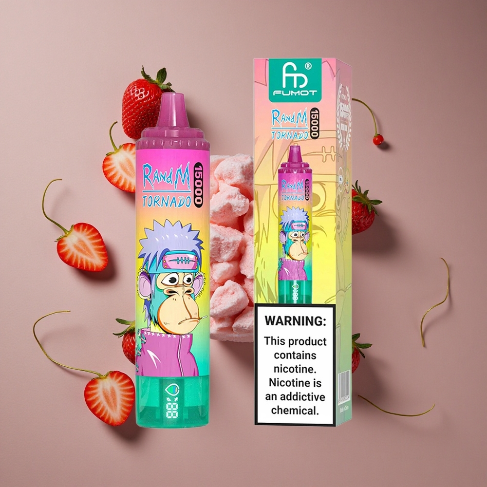 RandM Fumot Tornado 15000 Puffs 25 מ\ל תות קרח