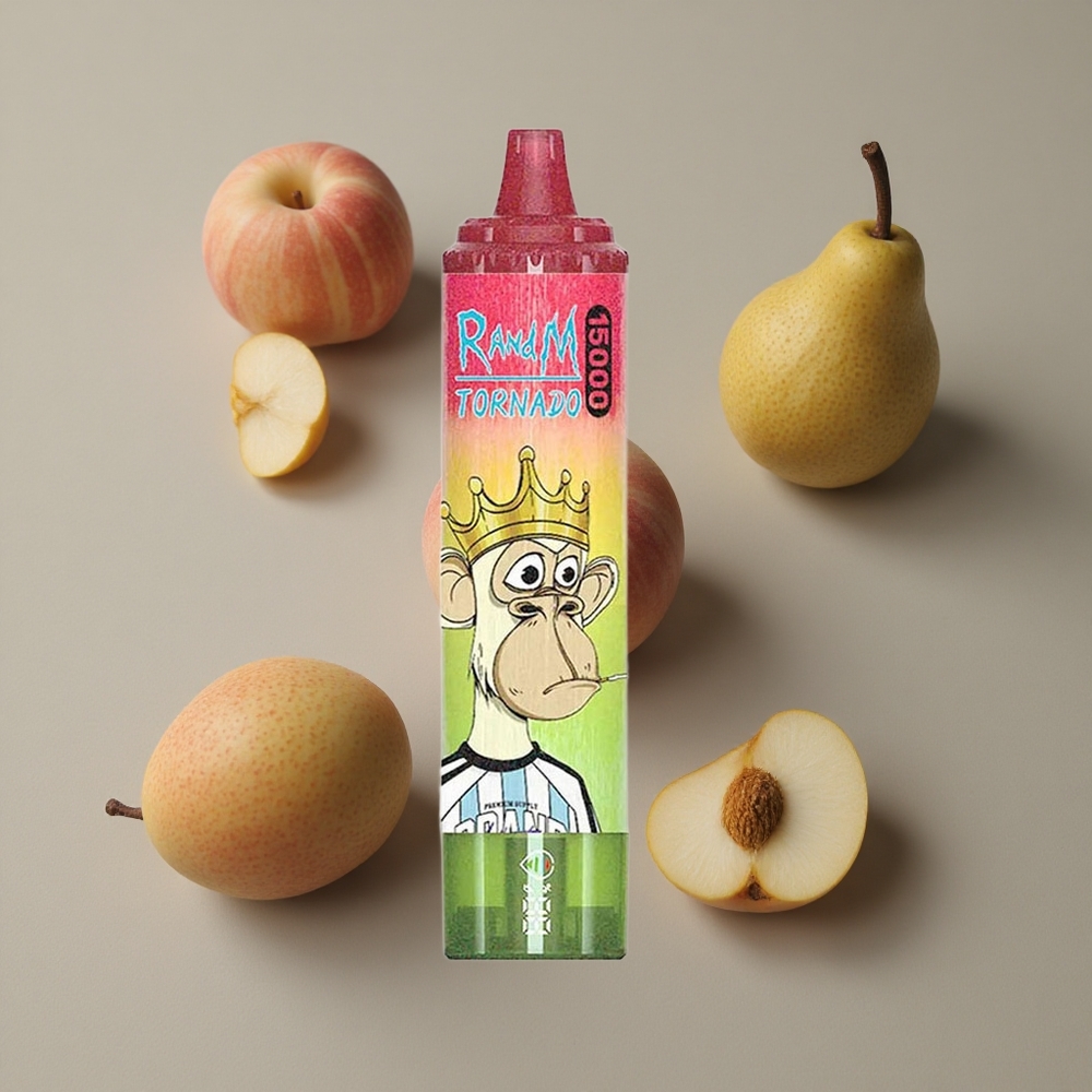 RandM Fumot Tornado 15000 Puffs 25ml תפוח אגס