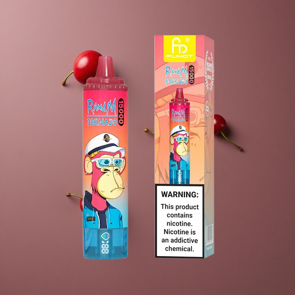 RandM Fumot Tornado 15000 Puffs 25מ\ל 09 אוהם דובדבן