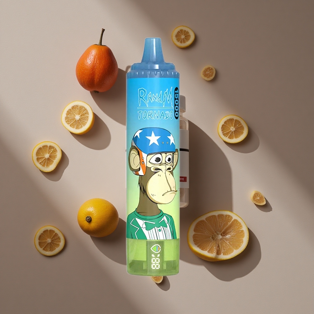 RandM Fumot Tornado 15000 Puffs דובי גומי 25ml מסך LCD