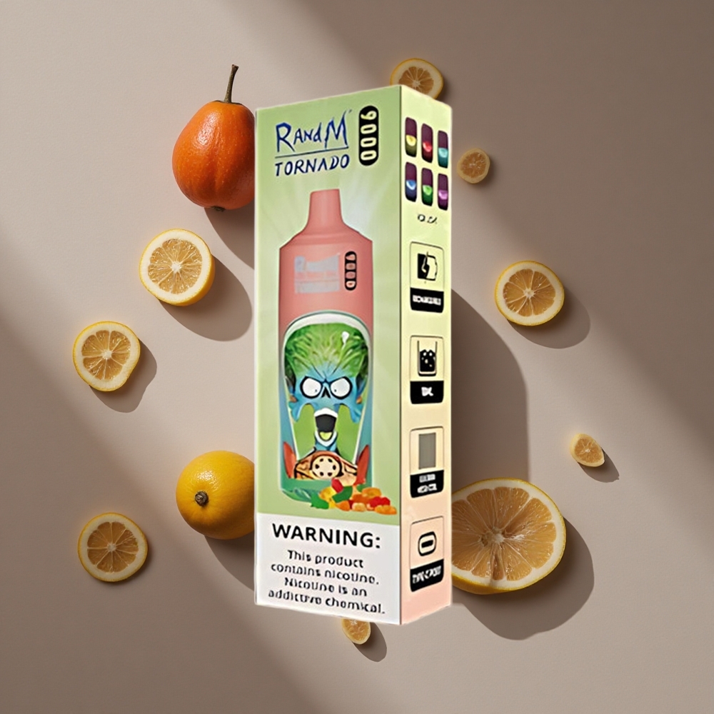 RandM Fumot Tornado 9000 Puffs מסרק סליל 18 מ\ל דובון גומי