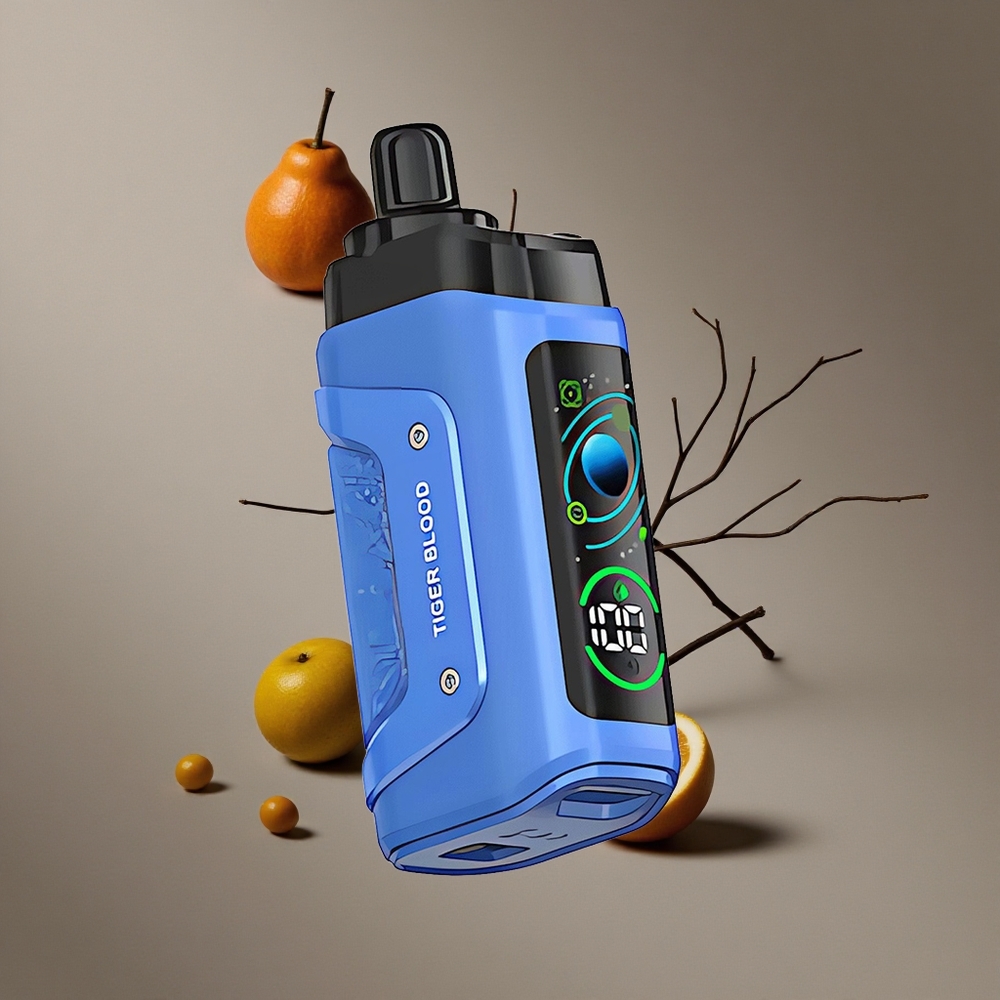 Razz Bar 45000 Puffs וייפ חד פעמי דם טיגריס עם סוללה 650mAh וסליל 10 Ohm