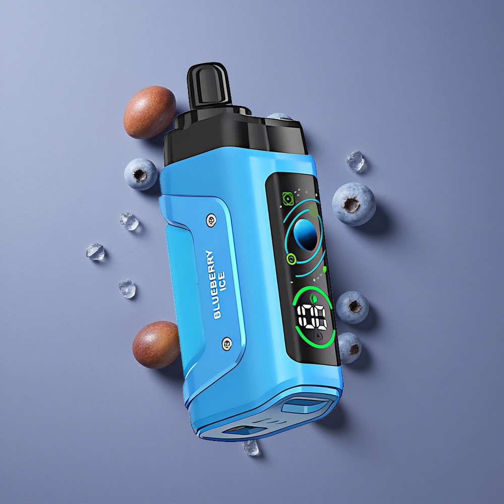 Razz Bar 45000 Puffs סוללה 650 מיליאמפר תות שדה קרח
