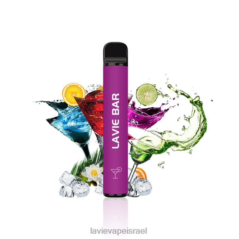 LAVIE Vape Review - LAVIE BAR 2% פחזניות בגרסה 800 קוקטייל 8DBZL319
