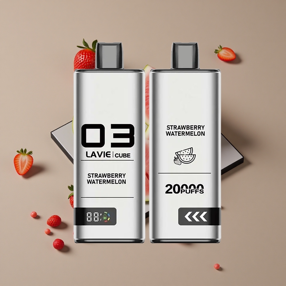Lavie Cube 20000 Puffs סיגריה אלקטרונית חד פעמית תות אבטיח