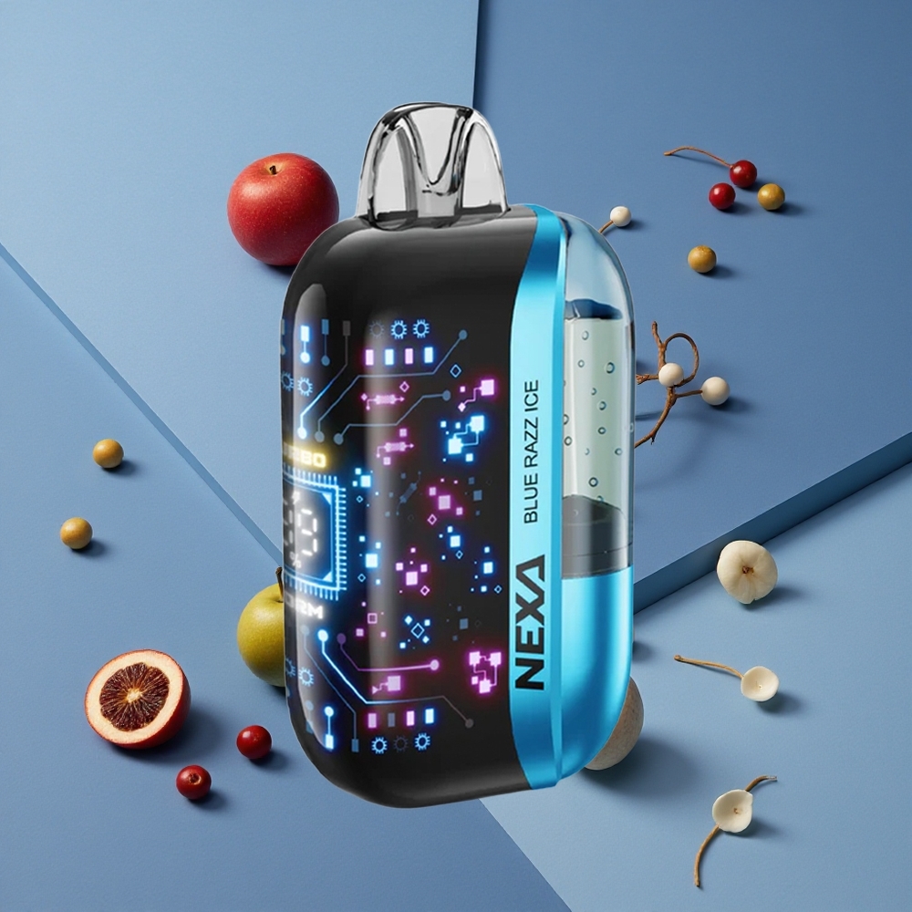 NEXA Ultra 50K וייפ חד פעמי 20ml כחול פטל קרח 50000 Puffs