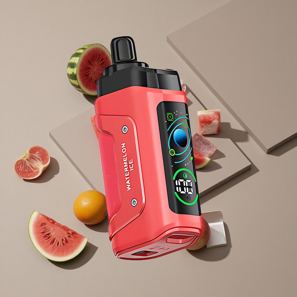 Razz Bar 45000 Puffs וייפ חד פעמי אבטיח קר (Watermelon Ice) עם סליל מש 1.0 אוהם וסוללה 650 מאח